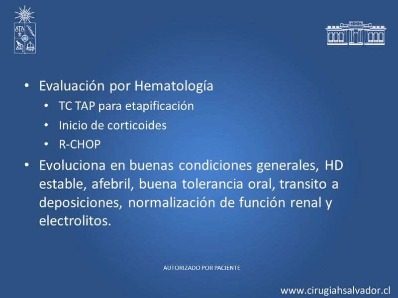 Diapositiva 7 de Caso Clínico: Linfoma Gástrico
