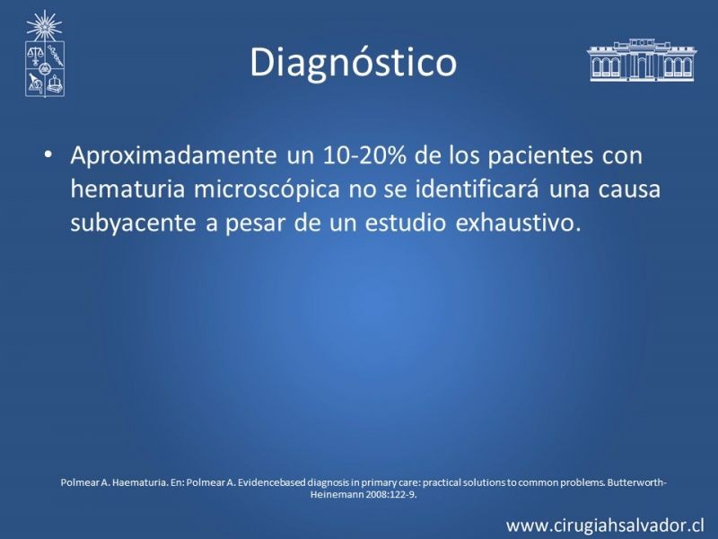 Diapositiva 10 de Hematuria: Hematuria-Urológica-Urgencias