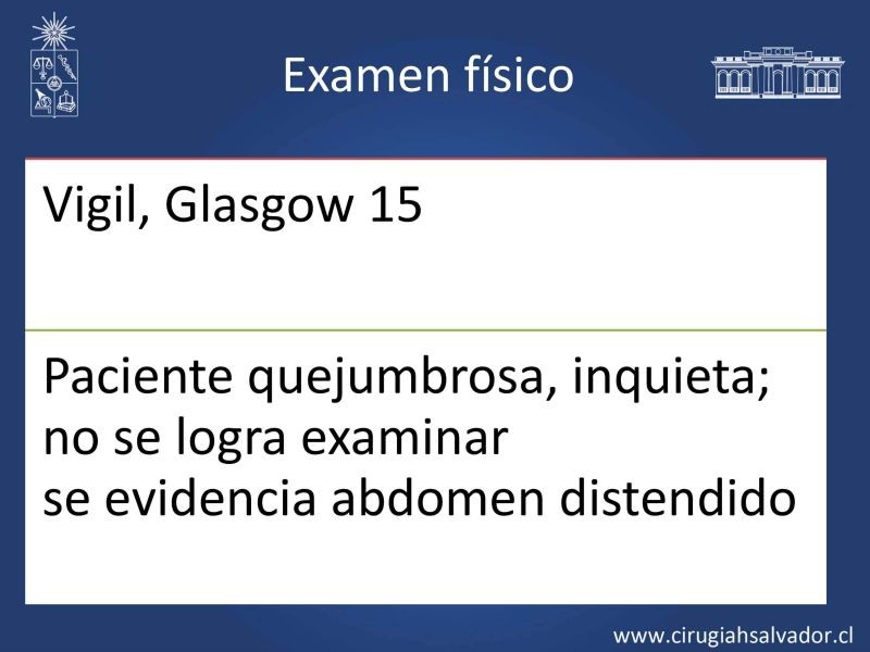 Diapositiva 4 de Caso Clínico: vólvulo sigmoides