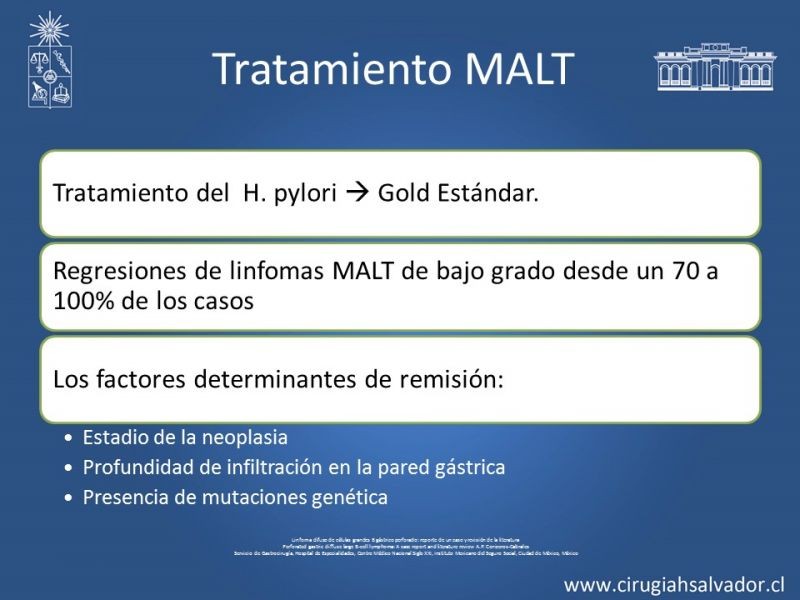 Diapositiva 19 de Caso Clínico: Linfoma Gástrico
