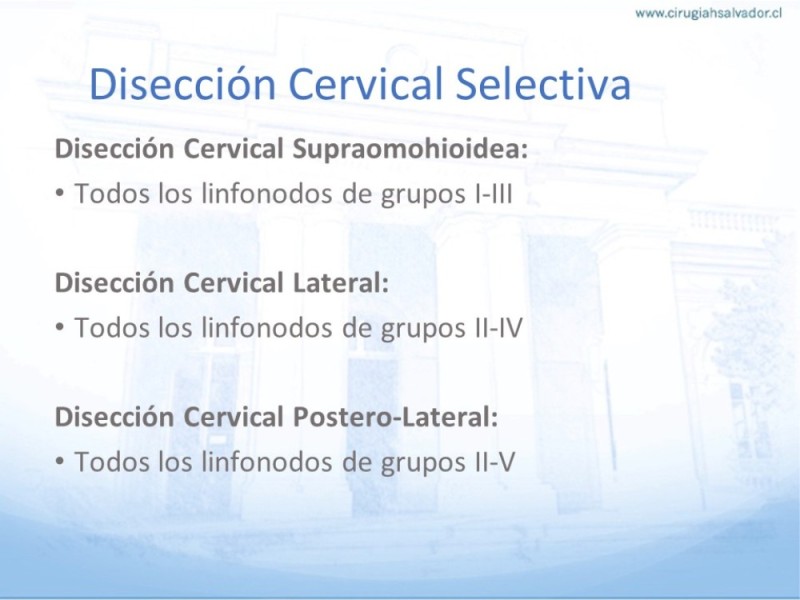 Diapositiva 17 de Disección Ganglionar Cervical: Historia y Bases Anatómicas