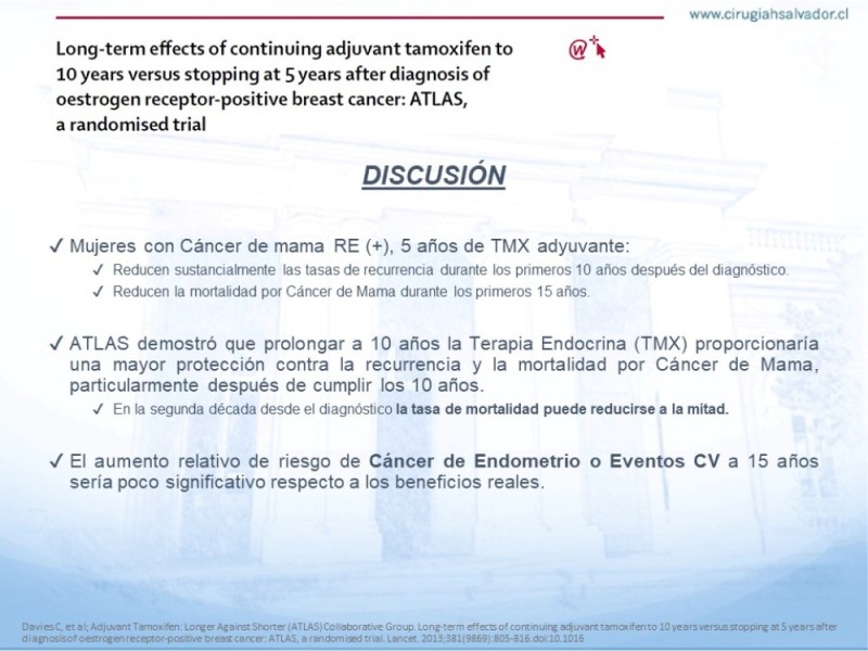 Diapositiva 10 de Terapia Endocrina en Cáncer de Mama con Receptores Hormonales (+) No Avanzados