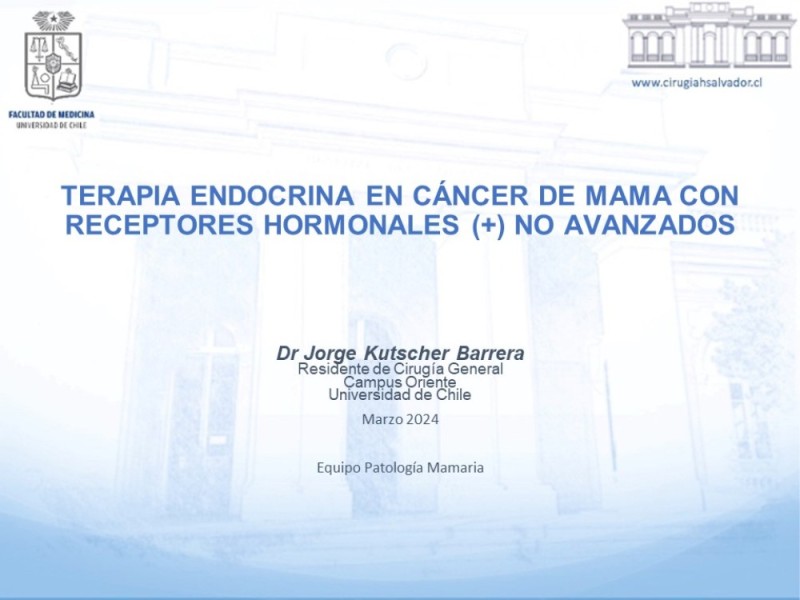 Diapositiva 22 de Terapia Endocrina en Cáncer de Mama con Receptores Hormonales (+) No Avanzados
