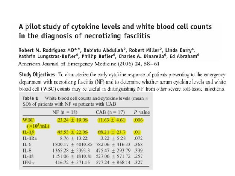 Diapositiva 14 de Fasceitis necrotizante