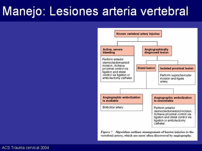 Diapositiva 33 de Trauma Cervical Penetrante