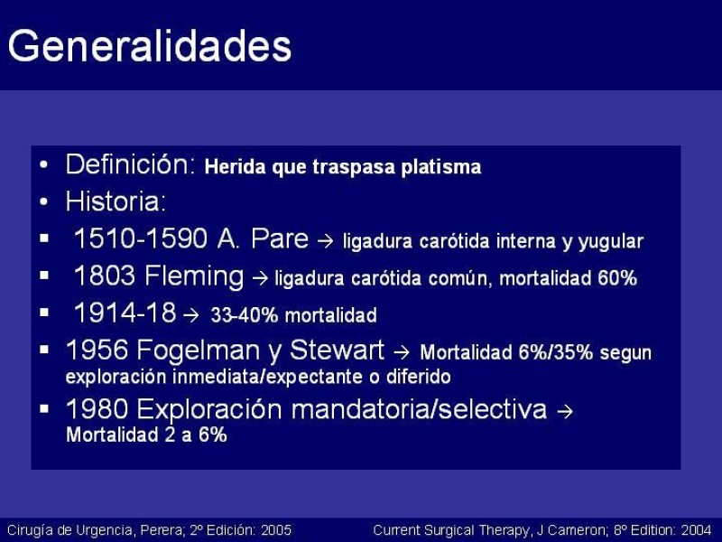 Diapositiva 1 de Trauma Cervical Penetrante