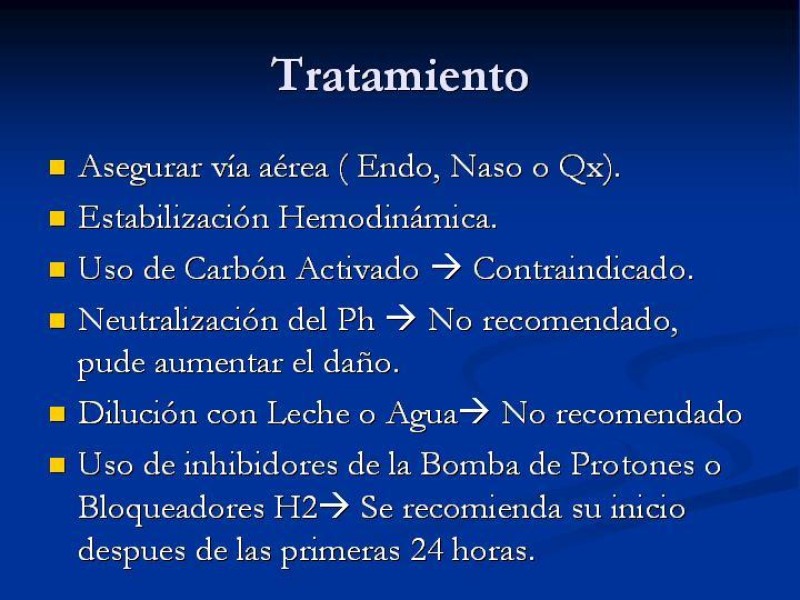 Diapositiva 20 de Lesiones Esofágicas por Cáusticos