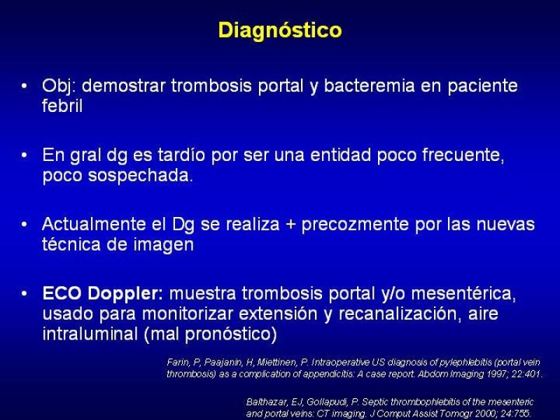 Diapositiva 9 de Pileflebitis