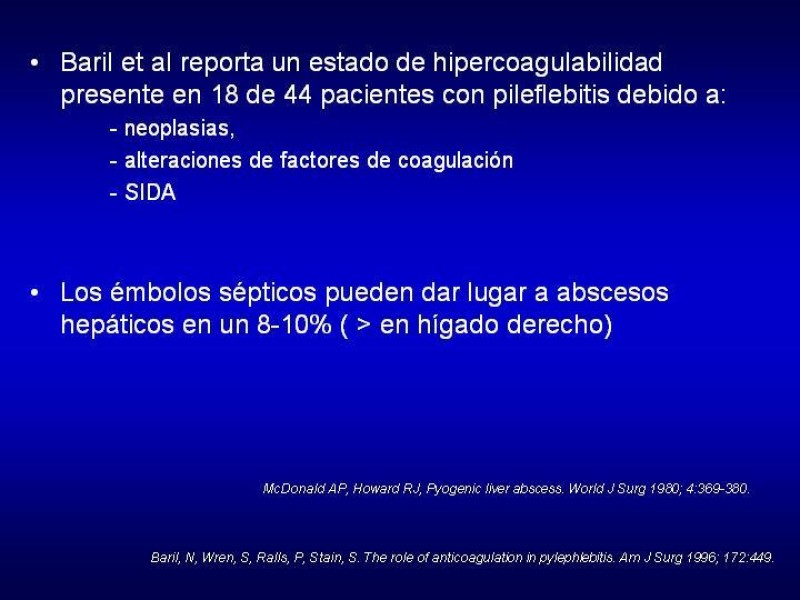 Diapositiva 3 de Pileflebitis