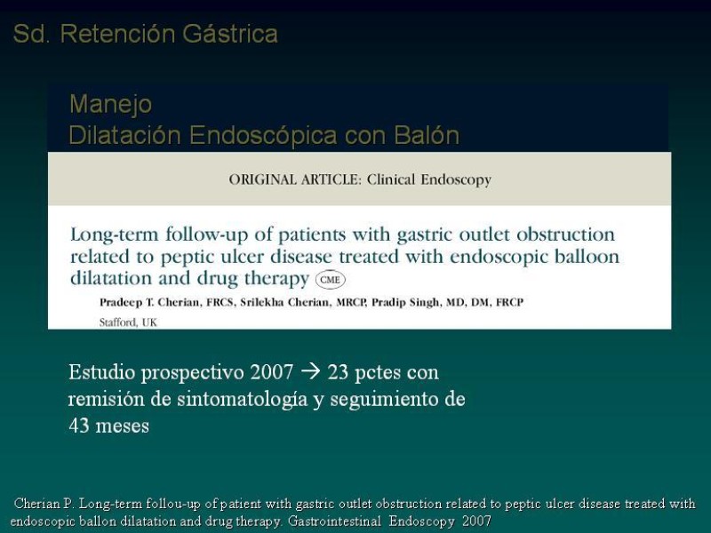 Diapositiva 21 de Síndrome Retención Gástrica
