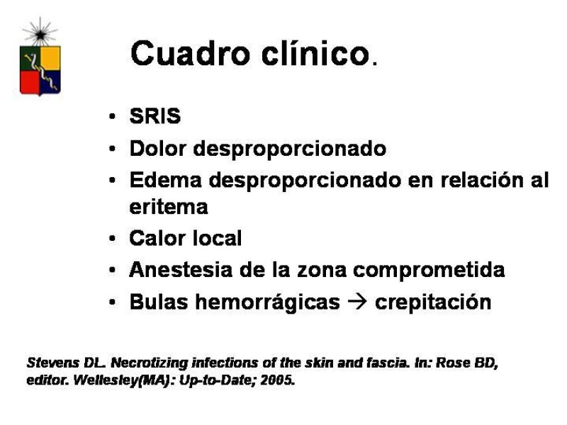 Diapositiva 10 de Fasceitis necrotizante
