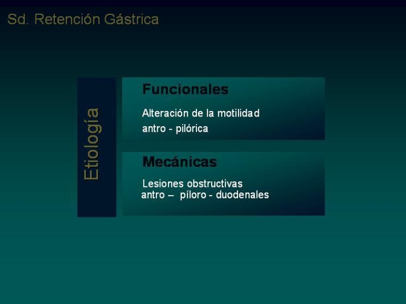 Diapositiva 3 de Síndrome Retención Gástrica