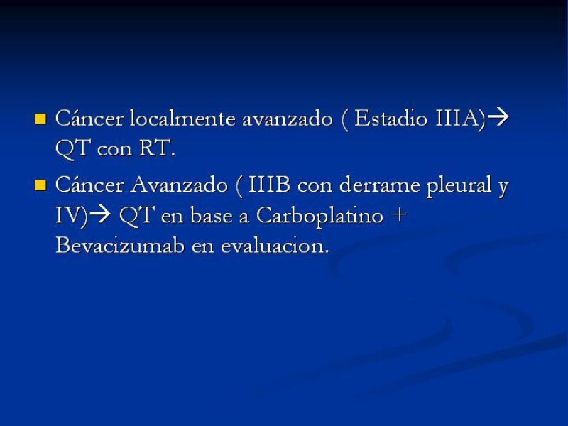Diapositiva 15 de Tratamiento Cáncer Pulmonar Células no Pequeñas