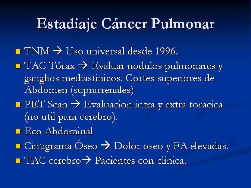 Diapositiva 4 de Tratamiento Cáncer Pulmonar Células no Pequeñas