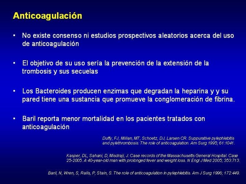 Diapositiva 18 de Pileflebitis