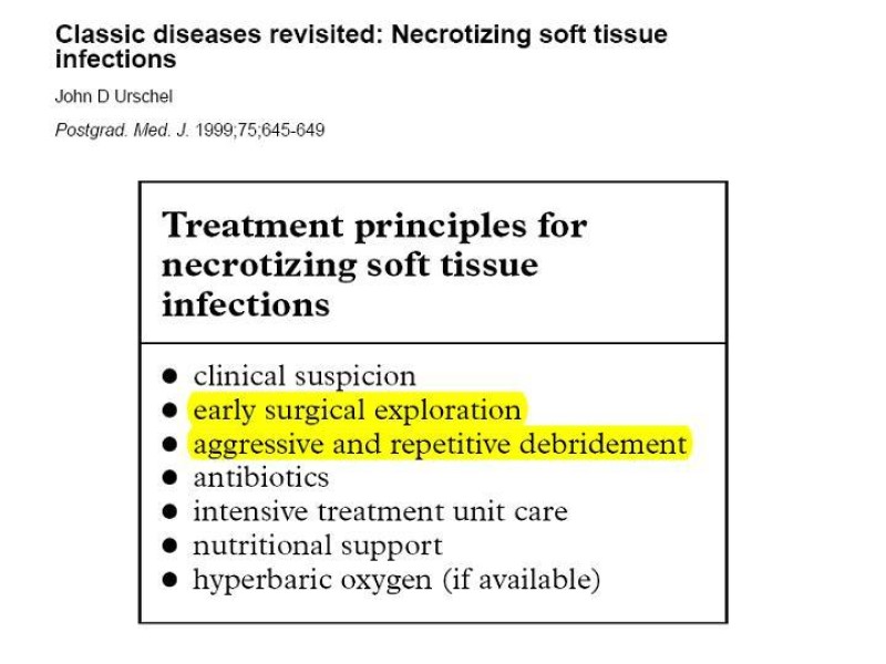 Diapositiva 17 de Fasceitis necrotizante
