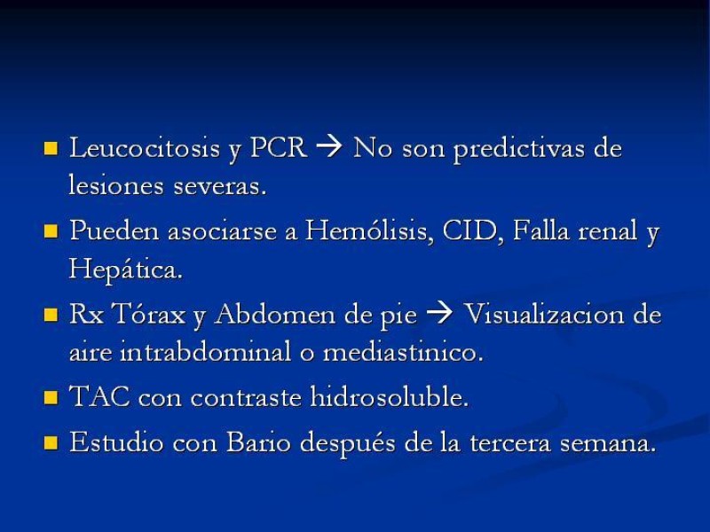 Diapositiva 13 de Lesiones Esofágicas por Cáusticos