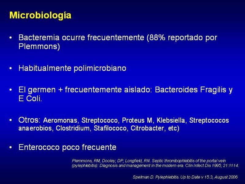 Diapositiva 7 de Pileflebitis