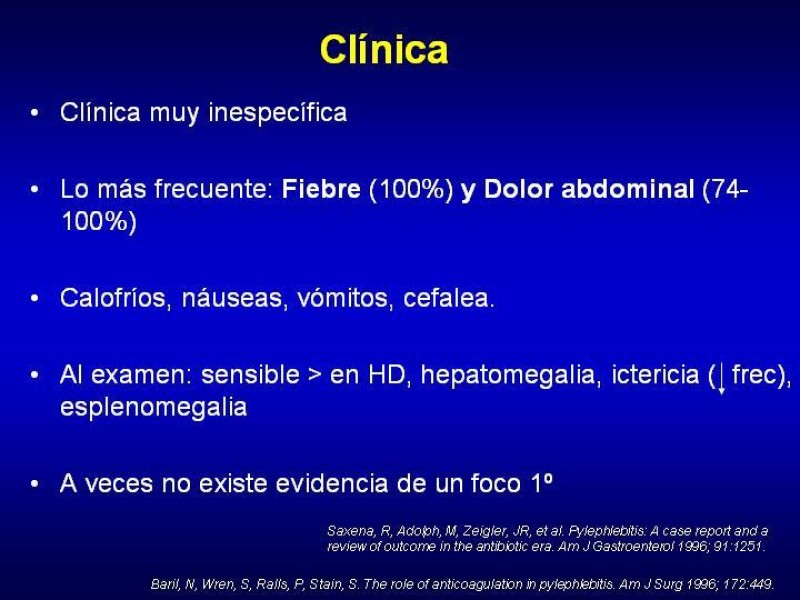Diapositiva 8 de Pileflebitis