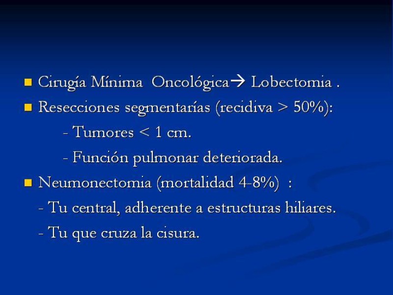 Diapositiva 13 de Tratamiento Cáncer Pulmonar Células no Pequeñas