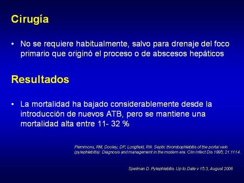 Diapositiva 23 de Pileflebitis