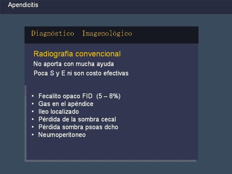 Diapositiva 14 de Apendicitis