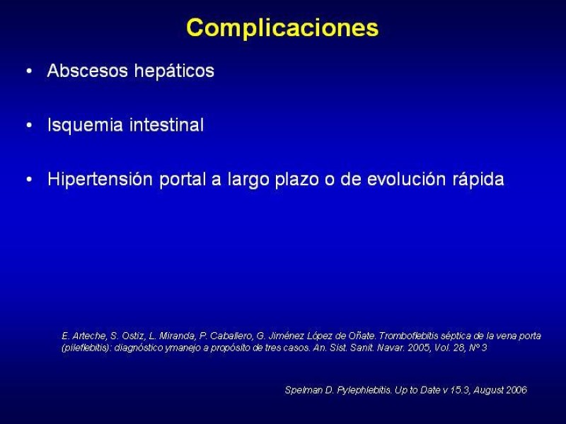 Diapositiva 16 de Pileflebitis