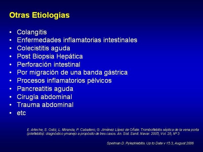 Diapositiva 6 de Pileflebitis