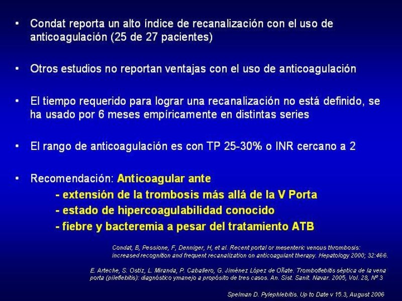 Diapositiva 19 de Pileflebitis