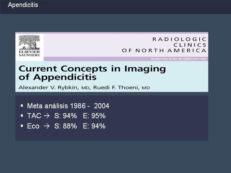 Diapositiva 22 de Apendicitis