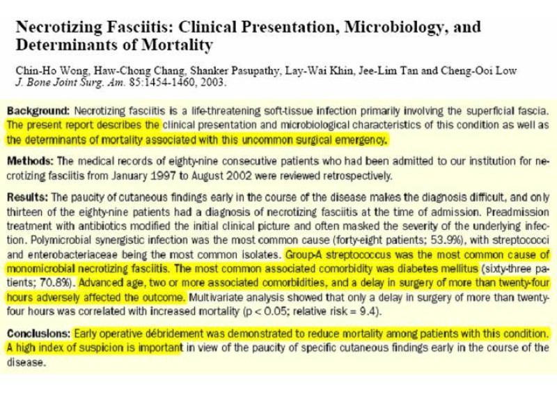 Diapositiva 20 de Fasceitis necrotizante