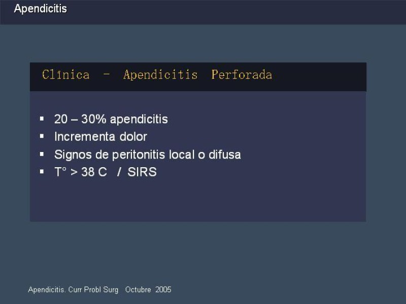 Diapositiva 11 de Apendicitis