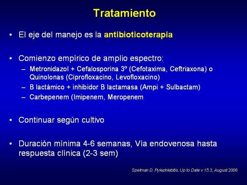 Diapositiva 17 de Pileflebitis
