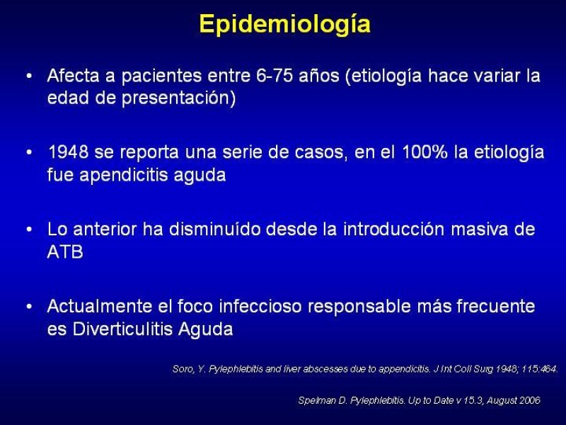 Diapositiva 5 de Pileflebitis