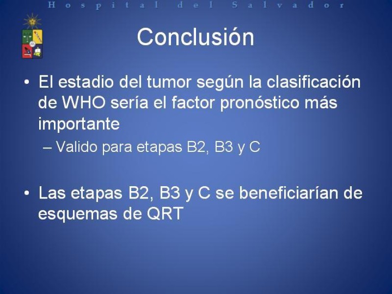 Diapositiva 18 de Radioterapia en Timomas Masaoka II