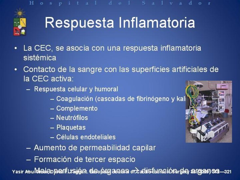 Diapositiva 7 de Estado Actual de la Revascularización Miocárdica sin Circulación Extracorpórea