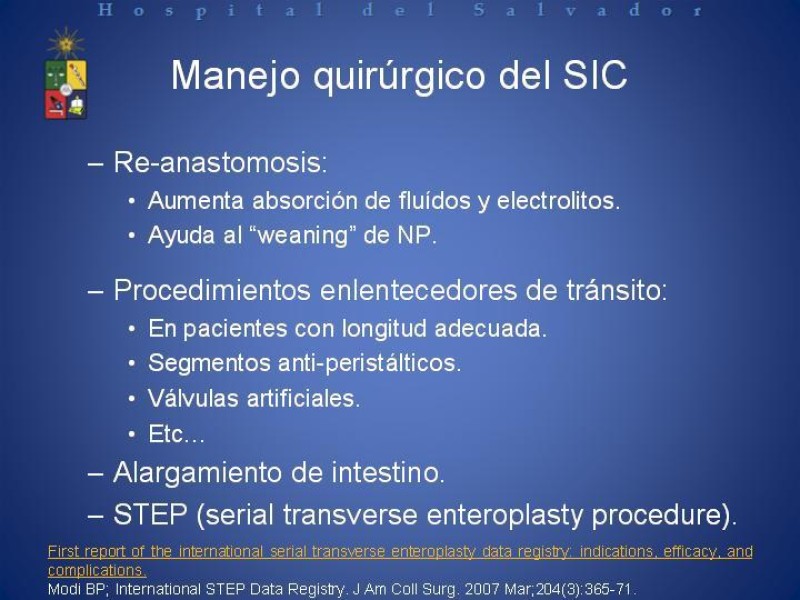 Diapositiva 21 de Síndrome de intestino corto