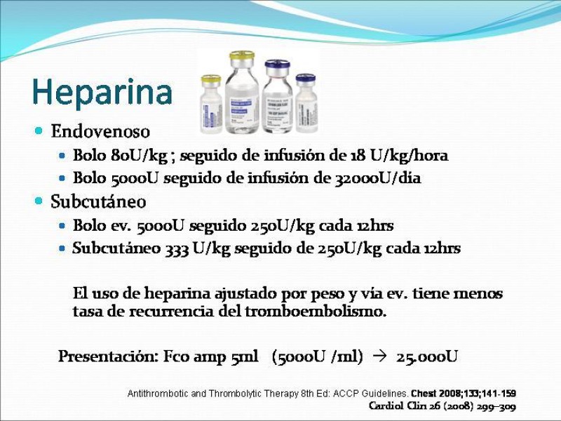 Diapositiva 3 de Actualización en tratamiento anticoagulante