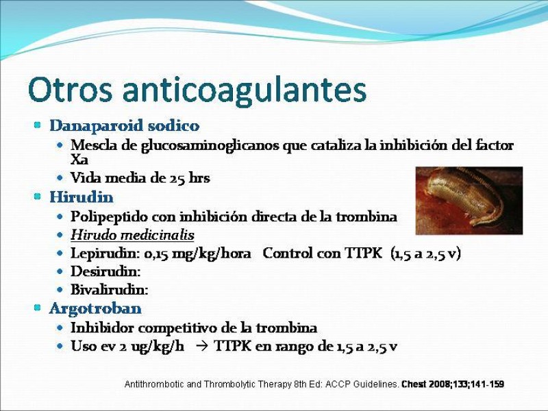 Diapositiva 10 de Actualización en tratamiento anticoagulante