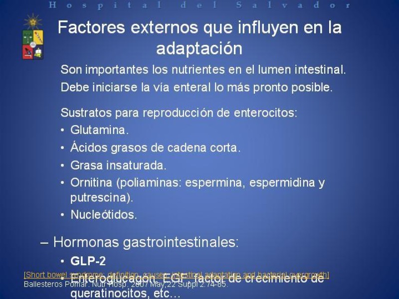 Diapositiva 17 de Síndrome de intestino corto