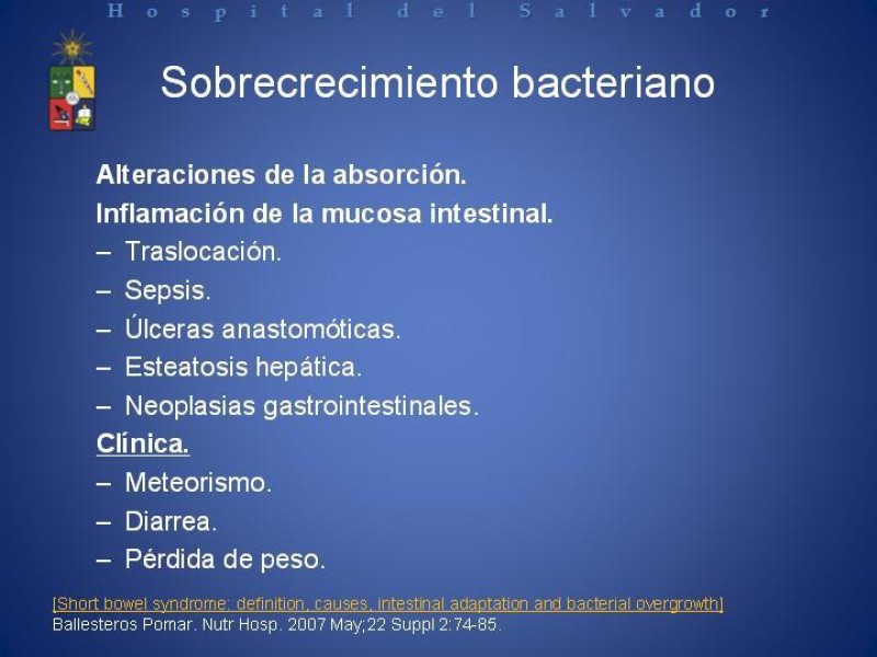 Diapositiva 19 de Síndrome de intestino corto