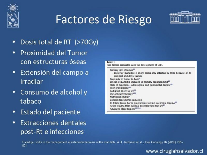 Diapositiva 7 de Osteorradionecrosis