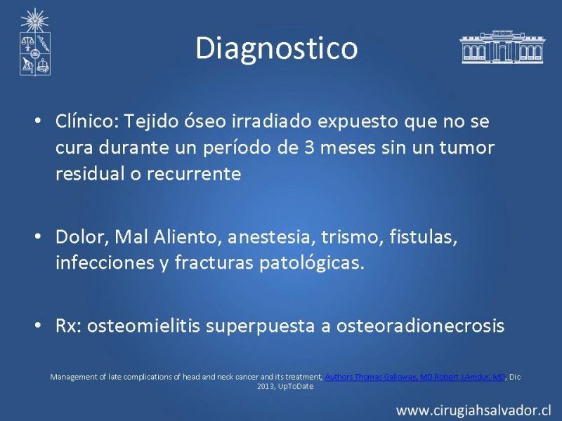 Diapositiva 8 de Osteorradionecrosis