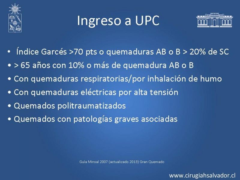 Diapositiva 15 de Gran Quemado: Manejo primeras 24hrs
