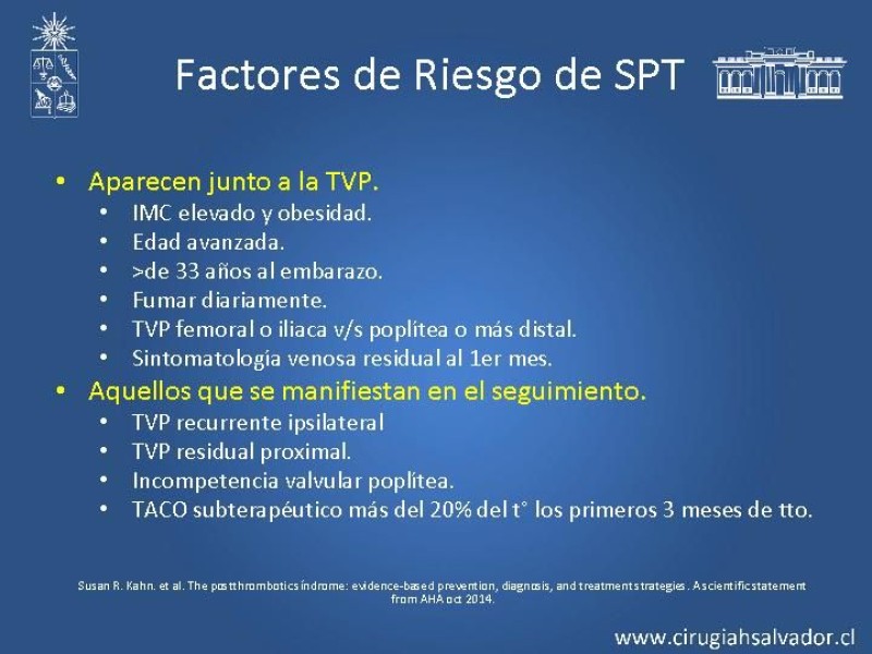 Diapositiva 8 de Síndrome Postrombótico