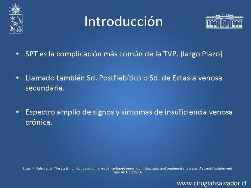 Diapositiva 2 de Síndrome Postrombótico