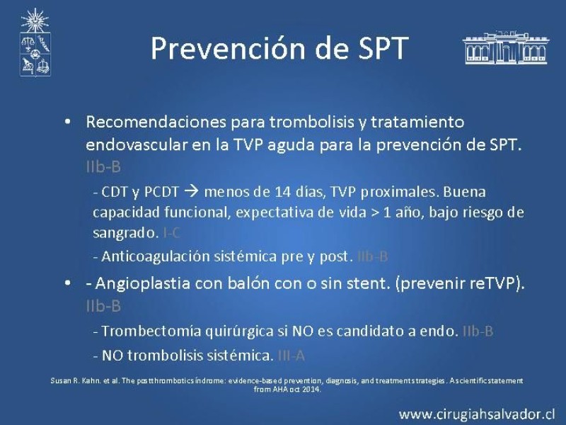 Diapositiva 12 de Síndrome Postrombótico
