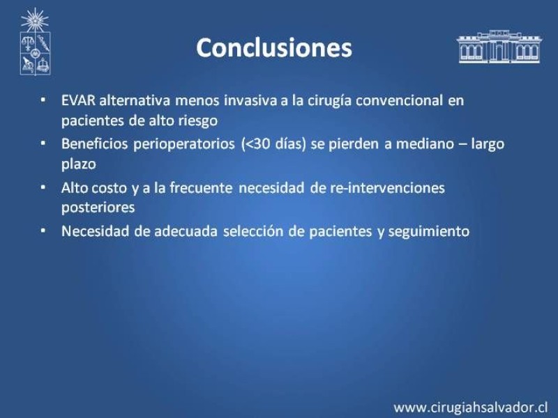 Diapositiva 18 de Complicaciones de EVAR