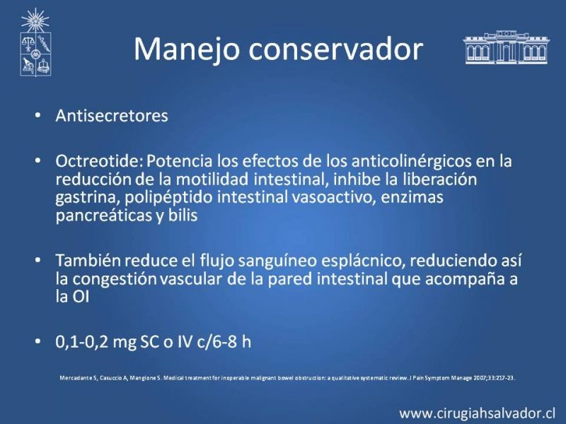 Diapositiva 9 de Obstrucción intestinal neoplásica asociada a carcinomatosis peritoneal