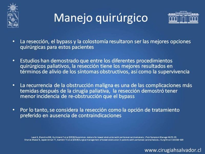 Diapositiva 13 de Obstrucción intestinal neoplásica asociada a carcinomatosis peritoneal